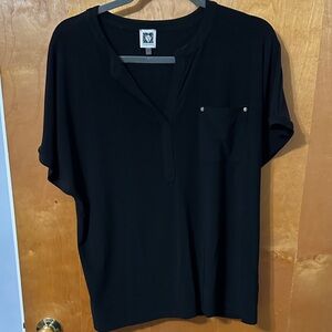 Anne Klein Black Blouse